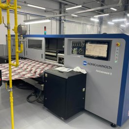 В Подмосковье работает производство цифровой печати на натуральных тканях